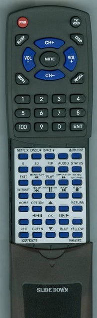PANASONIC RTN2QAYB000719 Replacement Remote