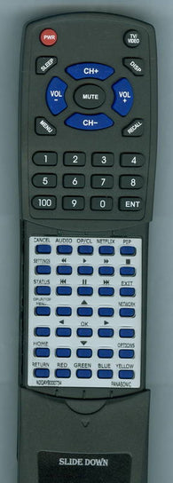 PANASONIC DMP-BD87 Replacement Remote