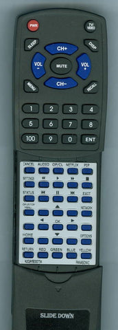 PANASONIC RTN2QAYB000734 Replacement Remote