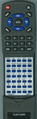 PANASONIC RTN2QAYB000777S Replacement Remote