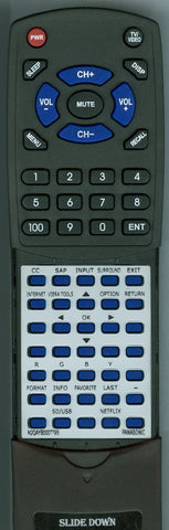 PANASONIC RTN2QAYB000779S Replacement Remote