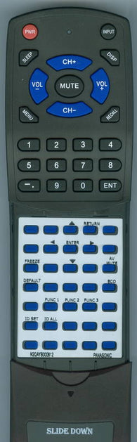 PANASONIC RTN2QAYB000812 Replacement Remote