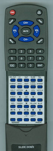 PANASONIC RTN2QAYB000827 Replacement Remote