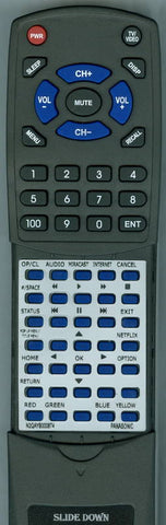 PANASONIC RTN2QAYB000874 Replacement Remote