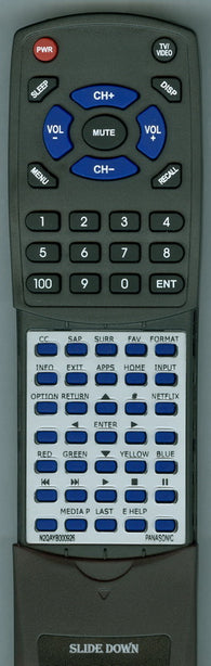 PANASONIC RTN2QAYB000926 Replacement Remote