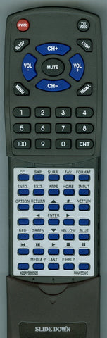 PANASONIC RTN2QAYB000926 Replacement Remote