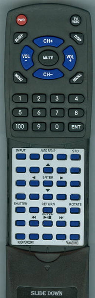 PANASONIC RTN2QAYC000001 Replacement Remote
