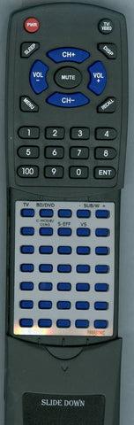 PANASONIC RTN2QAYC000027 Replacement Remote