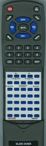 PANASONIC SUHTB370 Replacement Remote