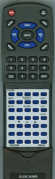 PANASONIC SUHTB580 Replacement Remote