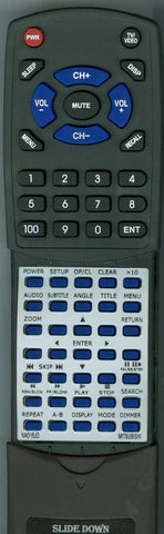 MITSUBISHI RM-D9 Replacement Remote