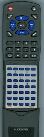 MEMOREX DVD2000P SIMPLE Replacement Remote