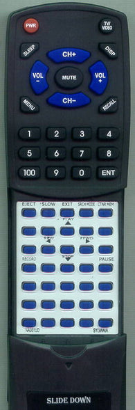 SYLVANIA SRV2306 Replacement Remote