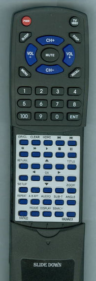 MAGNAVOX RTNA474UD Replacement Remote