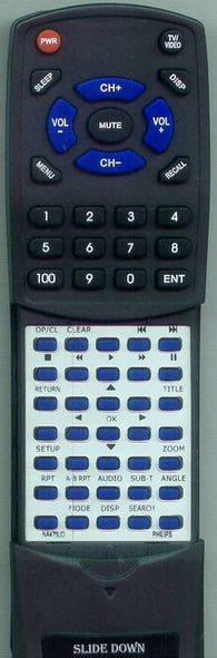 MAGNAVOX RTNA475UD Replacement Remote