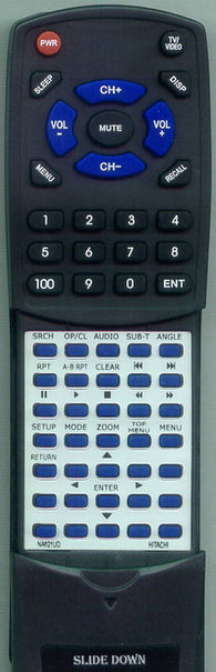 HITACHI DVP533U Replacement Remote