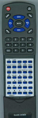 HITACHI NA805UD Replacement Remote