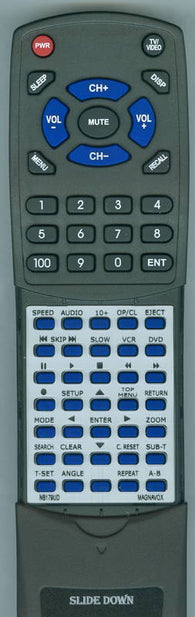 MAGNAVOX RTNB129UD Replacement Remote