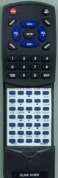 MAGNAVOX RTNB504UD Replacement Remote