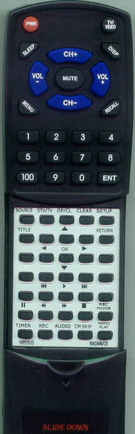 MAGNAVOX NB553 Replacement Remote