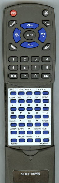 MAGNAVOX RTNB672UD Replacement Remote