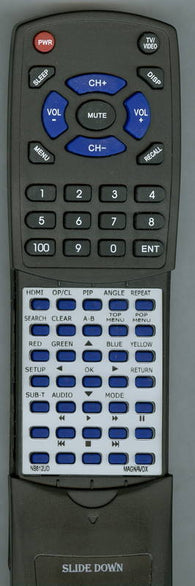 MAGNAVOX RTNB812UD Replacement Remote