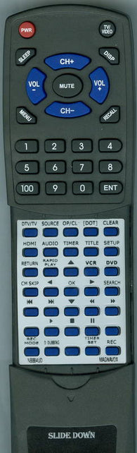 MAGNAVOX RTNB884UD Replacement Remote