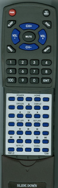 FUNAI NB931UD Replacement Remote