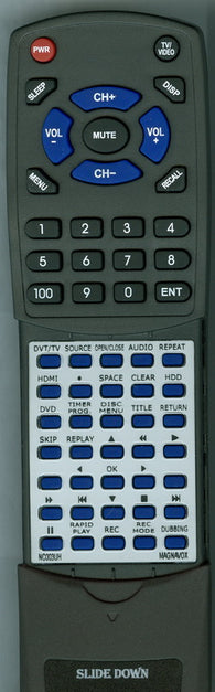 MAGNAVOX RTNC003UH Replacement Remote