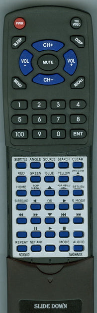 MAGNAVOX RTNC004UD Replacement Remote