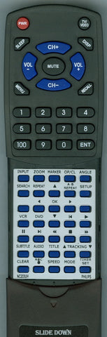 PHILIPS NC203UH Replacement Remote