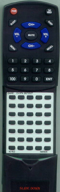 EMERSON RTNE116UD Replacement Remote