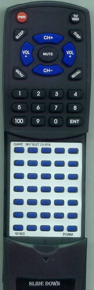 SYLVANIA SRT2420P Replacement Remote