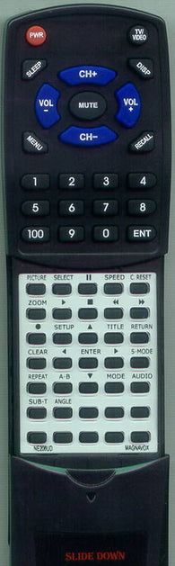 MAGNAVOX 19MDTR20/17 Replacement Remote