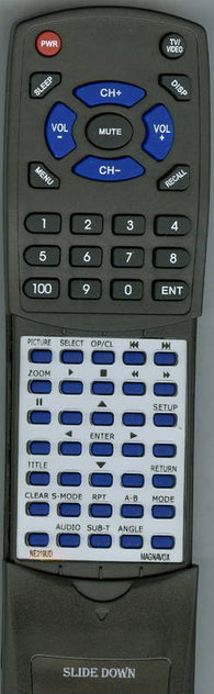 MAGNAVOX RTNE219UD Replacement Remote