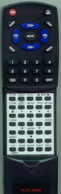 MAGNAVOX RTNE224UD Replacement Remote