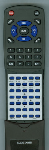 SANYO RTNH311UD Replacement Remote