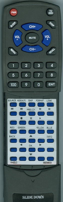 MAGNAVOX RTNH400UD Replacement Remote Control