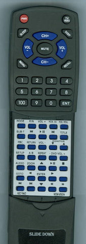 NESAVISION RTNSC154V2 Replacement Remote