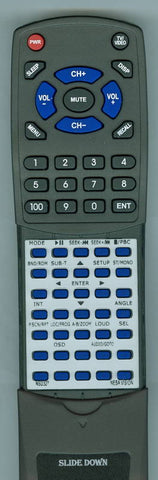 NESAVISION NSD327 Replacement Remote