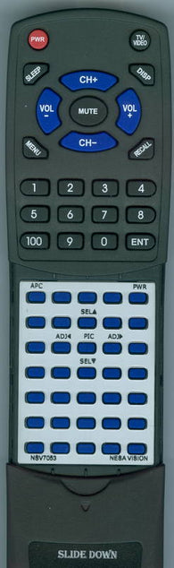 NV NSV7053 Replacement Remote