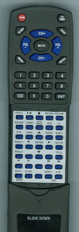 NAXA NX538 SILVER Replacement Remote