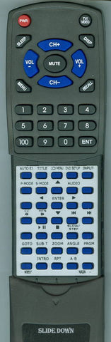 NAXA NX550GREY Replacement Remote