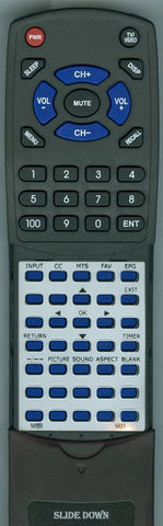 NAXA NX559 Replacement Remote