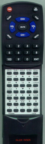TOSHIBA HDA30KU Replacement Remote