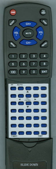 DISNEY P1300NTV Replacement Remote