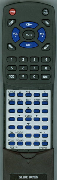 UPSTAR P32ETW Replacement Remote