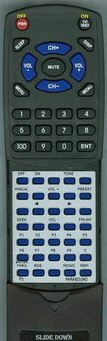 PARASOUND P3 Replacement Remote