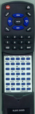 PO PADVD2030T Replacement Remote