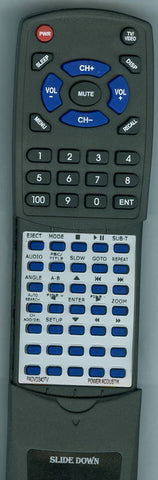 PO RTPADVD340TV Replacement Remote